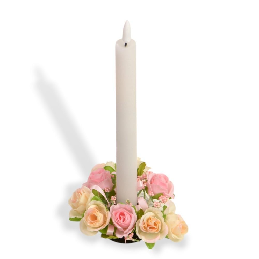 GIROCANDELA MINI ROSELLINE ROSA